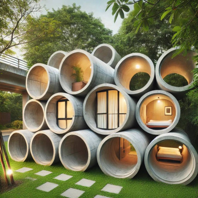 涵管屋:重新定義舒適與環保 #不一樣民宿 #恒芳小老闆行銷課程,網站設計,ai行銷課程,創業必修課 涵管屋:重新定義舒適與環保 #不一樣民宿 #恒芳